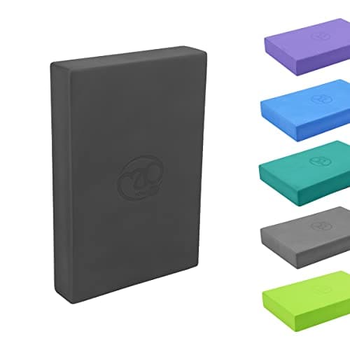 Image of Yoga-Mad EVA Yoga Block | Non Slip Foam Block for Yoga, Pilates, Stretching & Home Workouts Providing Support & Stability | 30cm x 20cm x 5cm