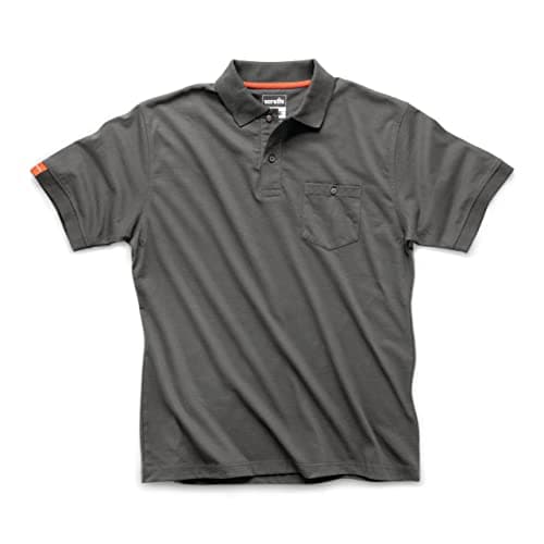 Image of Scruffs Mens Eco Graphite XL (T55419) Worker Polo Shirt, Graphite, XL UK
