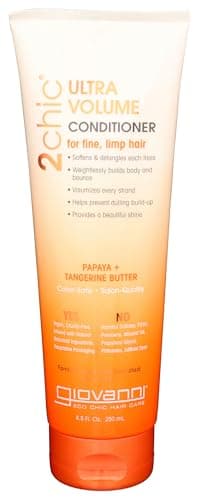 Image of Giovanni 2Chic® Ultra-Volume Conditioner, Papaya & Tangerine Butter, 250ml