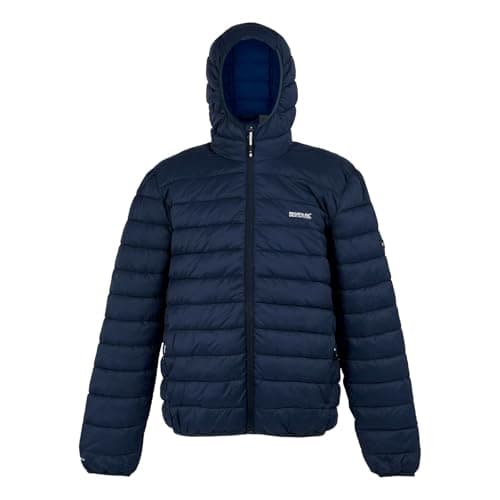 Image of Regatta Mens Hooded Marizion Padded Puffer Jacket with Hood, Water Repellent & Lightweight - Perfect for Outdoors, Walking, Hiking & Camping