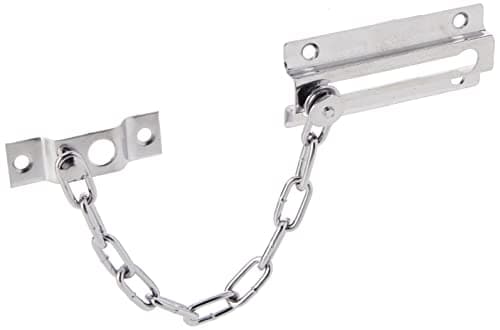 Image of Merriway BH02668 Door Security Chain - Chrome Plated Steel