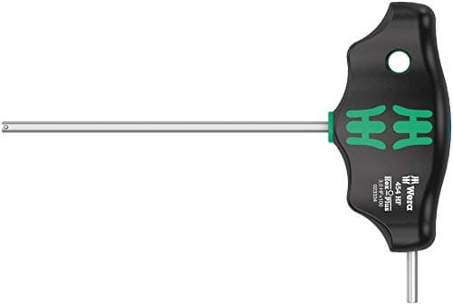 Image of Wera 05023334001 454 HF T-Handle Hexagon Screwdriver Hex-Plus with Holding Function 3 x 100 mm