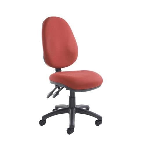 Image of Office Monster Dahab 2 lever PCB operators chair with no arms - burgundy