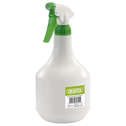 Image of Draper 1 Litre Plastic Water Spray Bottle | Gardening & Cleaning Spray Bottles | Plant Watering Garden Sprayer | Adjustable Mode | 80620