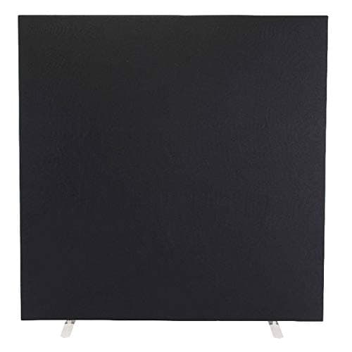 Image of Jemini Black 1800x1600mm Floor Standing Screen