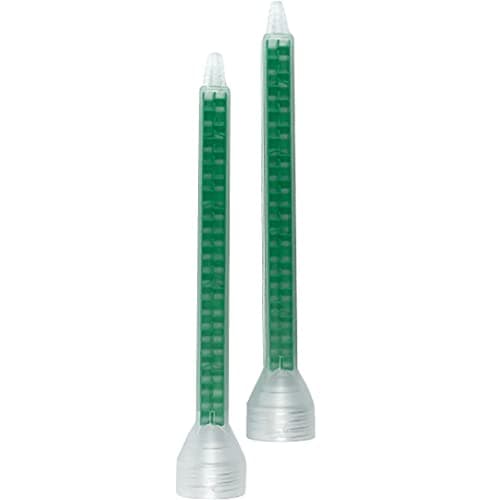 Image of CosmoMix Square Static Mixer Nozzle Tube Tip, Screw Thread Connection, 6.25 Inches, 24 Elements, 10 Pieces Epoxy Mixing Nozzle Tip, for AB Glue Acrylic Adhesive Gun Mixer (RST08-24S)