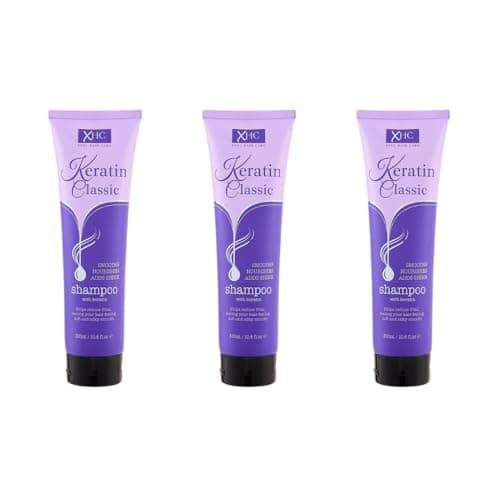 Image of XHC Keratin Classic Shampoo, Smooths, Nourishes and Adds Shine, Frizz Reduction, 300ml, Pack of 3