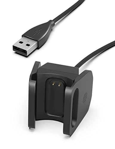 Image of Sinoacc Charger for Fitbit Charge 3 Replacement USB Charging Cable Cord for Fitbit Charge 3 Fitness Activity Tracker 3.3Ft/1M