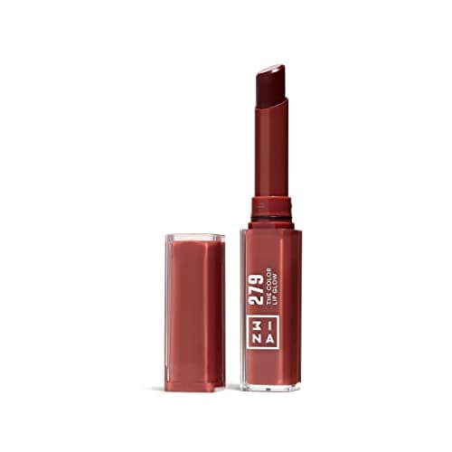 Image of 3INA MAKEUP - The Color Lip Glow 279 - Brown Red Colour Lip Balm with Shea Butter to Moisturise the Lips - Shiny and Glowy Colour Lipstick - Highly Pigmented Lip Colour