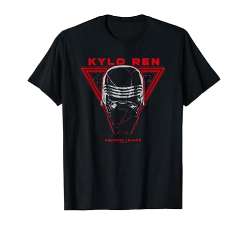 Image of Star Wars The Rise of Skywalker Supreme Leader Kylo Ren T-Shirt, Men, Black, XX-Large