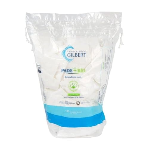Image of Gilbert Organic Pads 180 Cotton Rectangles 8 x 10 cm