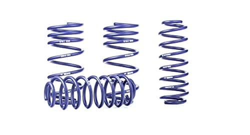 Image of H&R Lowering Springs compatible with Seat Leon/Toledo/Volkswagen Bora/Golf IV 2WD from 911kg FA-Load 1997- FA35/RA35mm, Blue