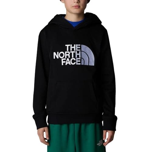Image of The North Face Boy's Drew Peak P/O Hooded Sweatshirt, Tnf Black, 10 Years
