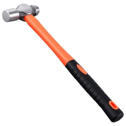 Image of JAPCHET 8oz/225g Ball Pein Hammer with Fibreglass Shaft for Handicraft DIY Use