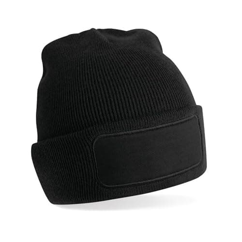 Image of Beechfield - Patch Beanie - Black