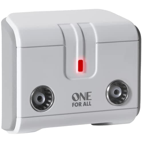 Image of One For All SV9602 2 Way Signal Booster/Splitter for TV