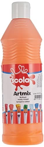 Image of Scola Orange 600ml Artmix Ready Mixed Paint