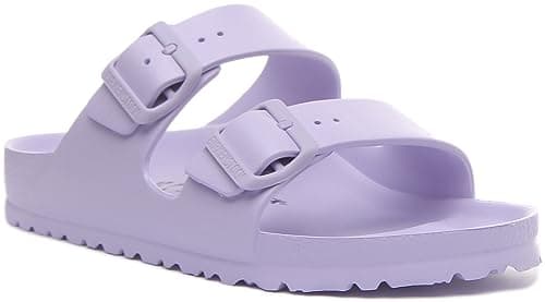 Image of Birkenstock Women's Arizona Sandal, Purple Fog, 7.5 UK