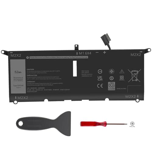 Image of ASUNCELL 7.6V/52Wh DXGH8 Laptop Battery for Dell 13 XPS 9370 9380 7390 Series, Dell Inspiron 13 5390 5391 7390 2-in-1 7391 2-in-1, Inspiron 14 7400 7490, Latitude 3301 E3301,Vostro 5390 5391