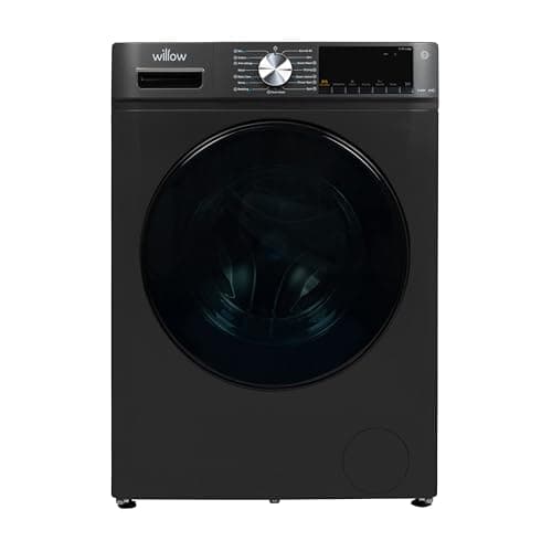 Image of Willow WWDE8514GRY 8kg Washer Dryer 1400 Spin with BLDC Inverter Motor, 15 Programmes, LED Display, Front Loading Washer Dryer Machine - A-D Rated - Grey