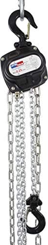 Image of LiftinGear 250kg Black Chain Block Lifting Tackle Crane Hoist Manual Gantry Hand Pulley (3mtr)