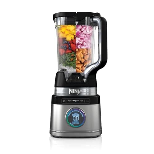 Image of Ninja Detect Power Blender Pro 1200W with 2L Jug (1900ml Max Liquid Capacity), Powerful Blender for Blending Smoothies, Chopping Vegetables & Mixing Frozen Drinks, Black, TB201UK