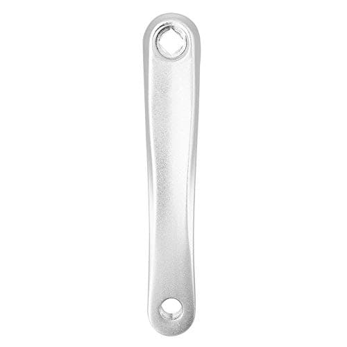Image of Bnineteenteam Bike Crank Arm, Aluminum Alloy Left Hand Crank Arm 170mm Bicycle Crankset Replacement Parts Accessory (Silver-diamond) Bicycle Repair Hardware Tool Ride