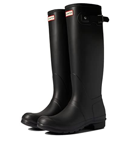 Image of Hunter Original Tall Black Womens Boots Size 7 UK