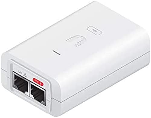 Image of Ubiquiti Networks PoE Injector, 48 VDC, 24 W White, POE-48-24W-WH (White)