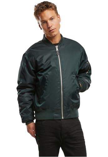 Image of Brandit Men's Ma1 Jacket, Bottle Green, S
