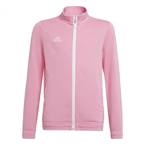 Image of adidas Unisex Kids Entrada 22 Track Jacket, semi pink glow, 13-14 Years