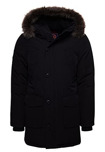 Image of Superdry Men's Everest Parka, Jet Black, L