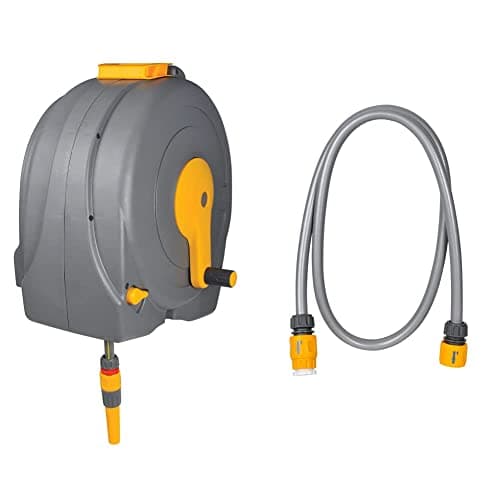 Image of HOZELOCK - Wall-Mounted Fast Reel 40 m with Universal Connection kit