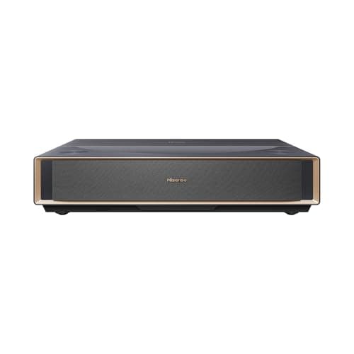 Image of Hisense Laser Cinema PT1, 80-150 inch projection size, LPU tech, 4K, IMAX enhanced, Dolby Vision, Atmos, HDR10+, 2500 lumens brightness, ultra short throw, 3D, 240Hz refresh rate, VIDAA, without