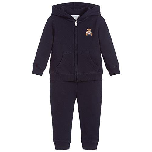 Image of Polo Ralph Lauren - Baby Boys Hoodie and Pants Set 18 Months Navy 12 Months, Marine, 12 Meses