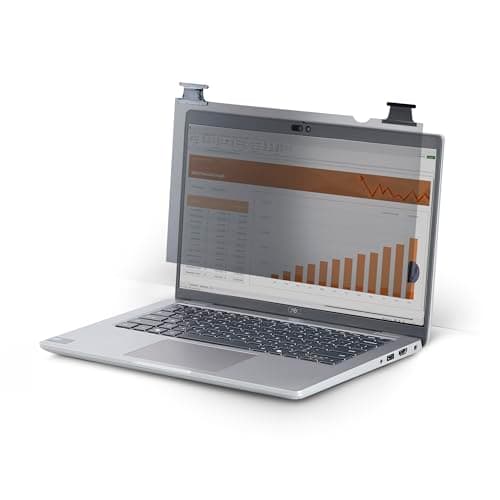 Image of StarTech.com 13.3-inch 16:10 Bright Privacy Screen Filter with Touch, Flip-Over, 75% Light Transmittance, Anti-Glare