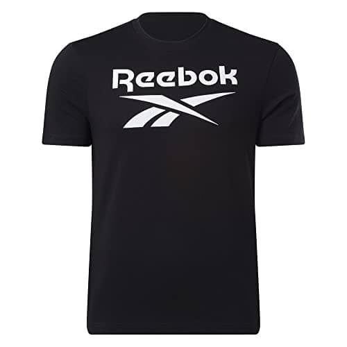 Image of Reebok Identity Big Logo Training Workout Elements Graphic T-Shirt Black