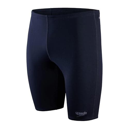 Image of Speedo Men's Eco Endurance + Jamer Swiming Trunks | Chlorine Resistance | Recycled Fabric | Comfort Fit | Swim Training | FitneS, True Navy, 3434