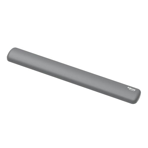 Image of Breyta Keyboard Wrist Rest - Grey, Silicone HEX Cushion Technology Wrist Support Cushion for Typing, for use with Computer, mac or Laptop. Ideal for Home or Office use and Gaming.