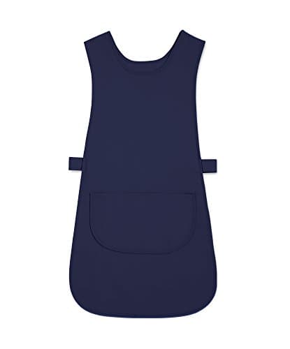Image of Alexandra Workwear Unisex Long Length Tabard With Pocket Navy L