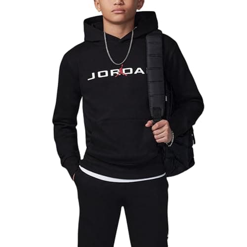 Image of Jordan Men's Hooded Sweatshirt MJ Baseline Black Code 95D665-023, 023-Black, 10-12 anni