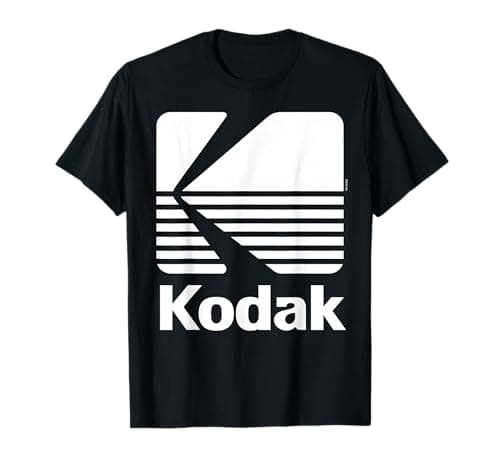 Image of 80's Vintage Kodak Logo - White T-Shirt