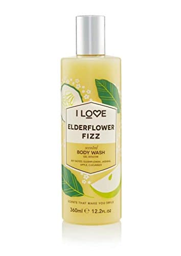 Image of I Love Signature Elderflower Fizz Scented Body Wash, Rich & Creamy Foam Which Contains Natural Fruit Extracts, Cruelty-Free & Vegan-Friendly - 350ml