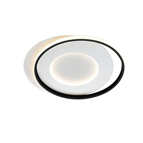 Image of Schuller Limbos Integrated Led Semi Flush Light White, Black 4000K 4400Lm