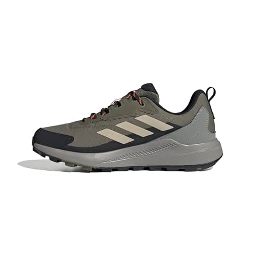 Image of adidas Men's Terrex Anylander RAIN.RDY Hiking Shoes, Olive strata/Wonder Beige/core Black, 8.5 UK