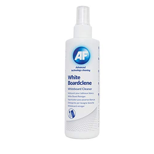 Image of AF Whiteboard Cleaner Spray Solution | Fluid for White board surface cleaning | Ideal for Schools, Offices, Classrooms + labs - 250ml Bottle