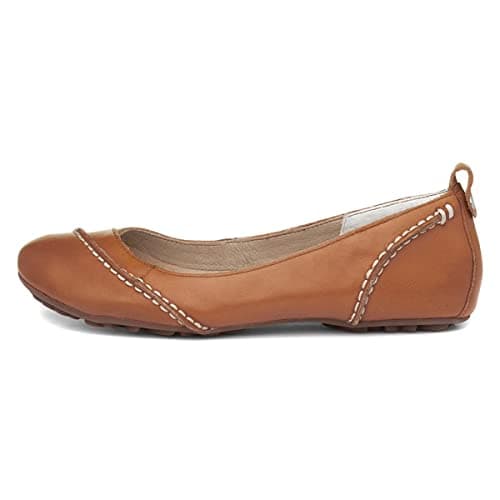 Image of Hush Puppies Women's Janessa Ballet Flats, Brown (Tan Leather), 8 UK 42 EU