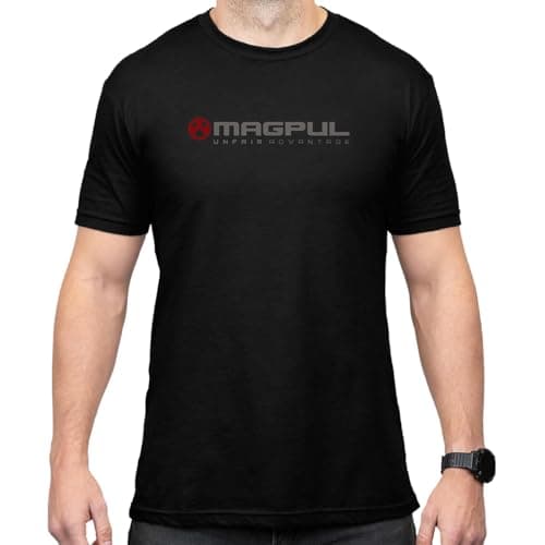 Image of Magpul CVC Crew Neck Short Sleeve T-Shirt for Men, Unfair Advantage Black, XL