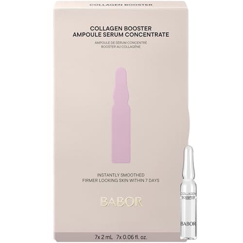 Image of BABOR Collagen Booster Anti-Aging Serum Ampoules for the Face, with Tripeptides for Increased Elasticity and Smoothness, Vegan Formula, 7 x 2 ml Concentrated Ampoules