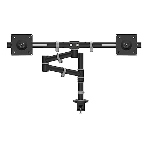 Image of Dataflex Viewgo monitor arm - desk 133 - flat panel desk mounts (75 x 75,100 x 100 mm, Steel, -50 - 90°, Black)